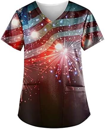 מיאשוי נשים דק שרוול ארוך חולצה 2023 חדש יום העצמאות חג דיגיטלי הדפסת נשים של צווארון 3 הדפסת אימון